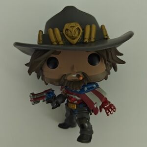 Funko POP! Games Overwatch McCree (Cassidy) Summer Games 182 Exclusiv USA Flag